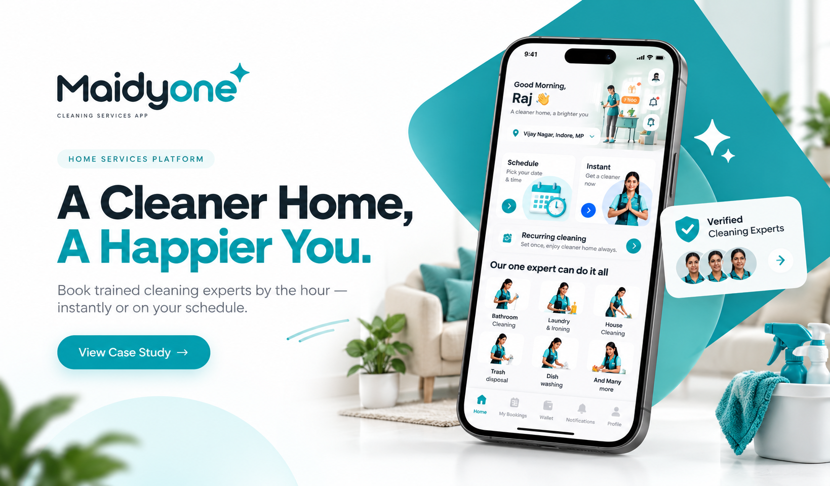 Maidyone Home Cleaning Platform